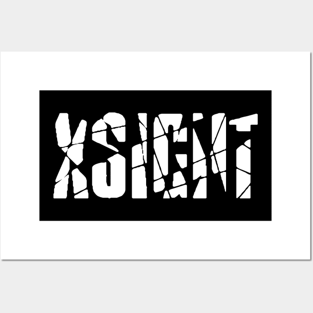 Xsight Shatter White Edition Wall Art by XSIGHT Apparel